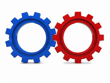 simsearch:400-04202644,k - abstract 3d illustration of colorful gear wheels over white background Stock Photo - Budget Royalty-Free & Subscription, Code: 400-04672655