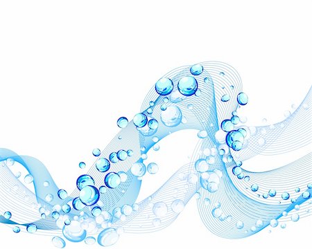 simsearch:400-04989877,k - Abstract water vector background with bubbles of air Stock Photo - Budget Royalty-Free & Subscription, Code: 400-04672860