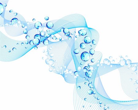 simsearch:400-04989877,k - Abstract water vector background with bubbles of air Stock Photo - Budget Royalty-Free & Subscription, Code: 400-04672861