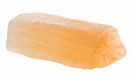 Selenite Gypsum mineral isolated on a white background Photographie de stock - Aubaine LD & Abonnement, Code: 400-04673039