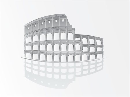 simsearch:400-04572284,k - Roman colosseum illustration Stock Photo - Budget Royalty-Free & Subscription, Code: 400-04684061