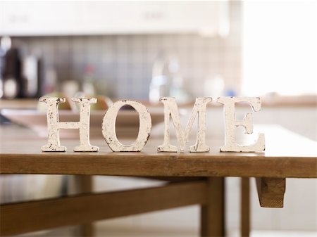 Home with antique letters in foreground of an interior Stock Photo - Budget Royalty-Free & Subscription, Code: 400-04684238