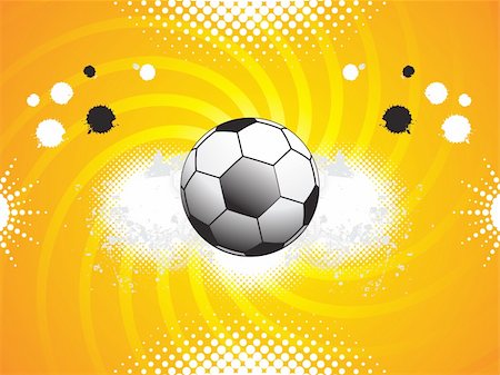 abstract sports grunge based background with football vector illustration Stock Photo - Budget Royalty-Free & Subscription, Code: 400-04684618