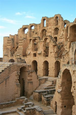 Africa, Tunis, el Djem - The Colosseum Stock Photo - Budget Royalty-Free & Subscription, Code: 400-04684651