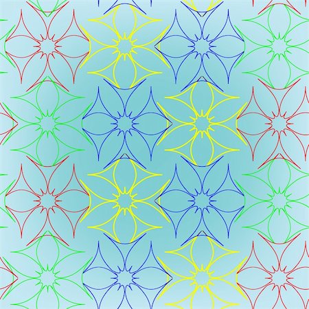 simsearch:400-04273840,k - abstract seamless flowers pattern, vector art illustration Stock Photo - Budget Royalty-Free & Subscription, Code: 400-04684779
