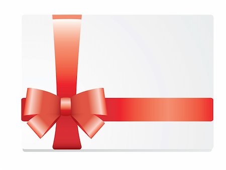 simsearch:400-04272073,k - white cards with red gift ribbon and bow Foto de stock - Super Valor sin royalties y Suscripción, Código: 400-04685150