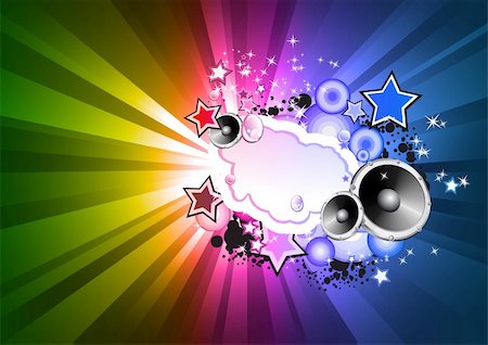 simsearch:400-04111274,k - Abstract RAinbow Colorful Disco Background for Flyers Stock Photo - Budget Royalty-Free & Subscription, Code: 400-04686018