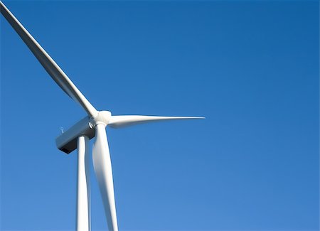 raphtong (artist) - white windmill on blue sky Fotografie stock - Microstock e Abbonamento, Codice: 400-04686816