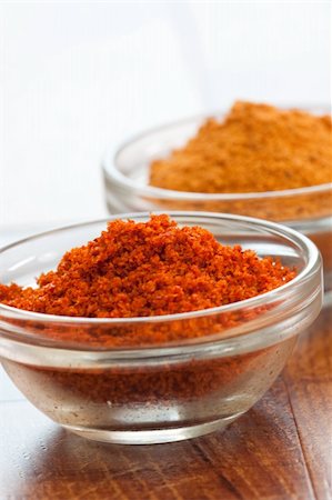 simsearch:400-04687213,k - Red chillies powder and Turmeric - The top two spices used in Indian cooking Stockbilder - Microstock & Abonnement, Bildnummer: 400-04687050