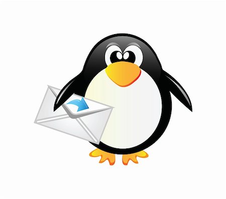 simsearch:400-07840277,k - Very nice illustration of happy penguin Foto de stock - Super Valor sin royalties y Suscripción, Código: 400-04687220