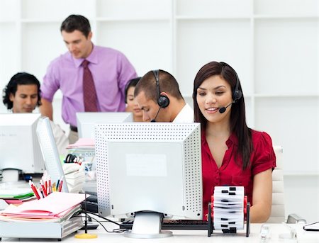 International business team working in the office Stock Photo - Budget Royalty-Free & Subscription, Code: 400-04688173