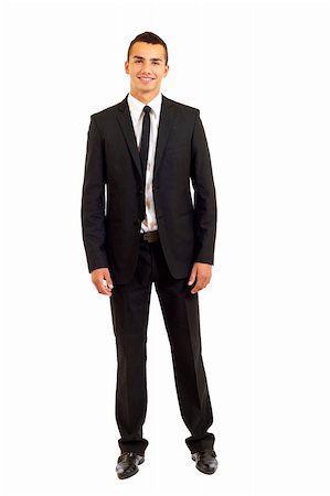 simsearch:400-04301677,k - The young businessman isolated on a white background. A portrait of the man. Stock Photo - Budget Royalty-Free & Subscription, Code: 400-04688302
