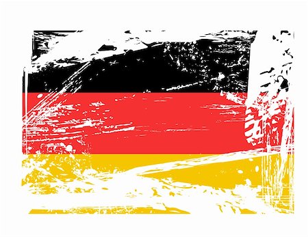 grunge Germany flag vector Stock Photo - Budget Royalty-Free & Subscription, Code: 400-04688743