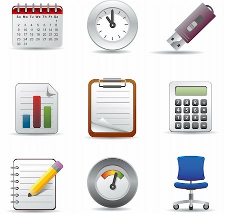 red and blue folder icon - Office icon set, all you need for illusrtations Stock Photo - Budget Royalty-Free & Subscription, Code: 400-04680980