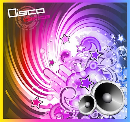 simsearch:400-04111274,k - Abstract Colorul Music Event Background for Discotheque Flyers Stock Photo - Budget Royalty-Free & Subscription, Code: 400-04681103