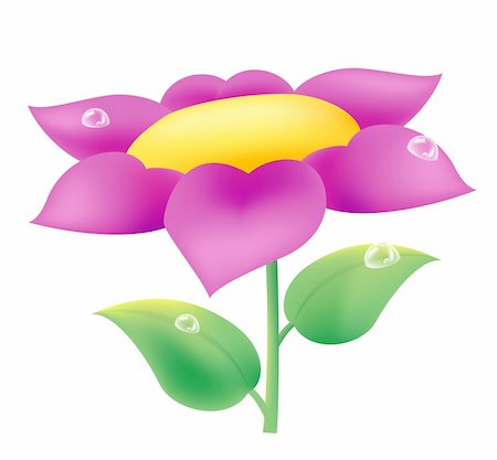 simsearch:400-04701965,k - purple flower isolate on the white background Photographie de stock - Aubaine LD & Abonnement, Code: 400-04681722