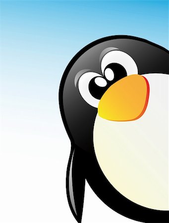 very nice illustration of penguin in Antarctida Stock Photo - Budget Royalty-Free & Subscription, Code: 400-04681907