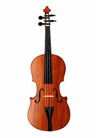 simsearch:400-05292647,k - violin isolated on white Stock Photo - Budget Royalty-Free & Subscription, Code: 400-04682010