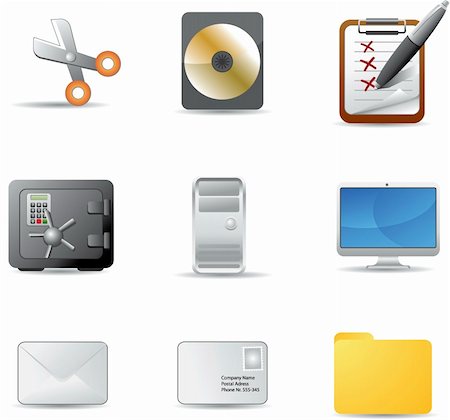 simsearch:400-08041191,k - Simple icon set for webpages, applications, or print Stock Photo - Budget Royalty-Free & Subscription, Code: 400-04682457