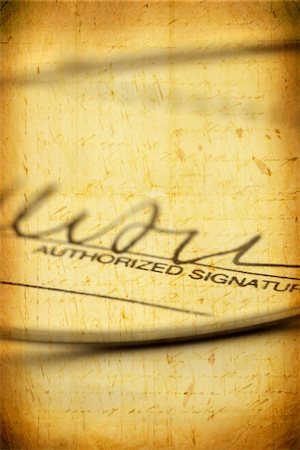 simsearch:400-07405808,k - Close up of Signature with document Stock Photo - Budget Royalty-Free & Subscription, Code: 400-04682755