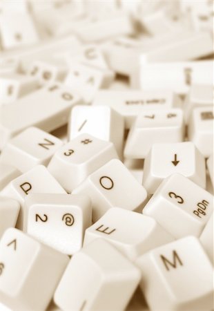simsearch:400-04698351,k - Close up of computer keys Stock Photo - Budget Royalty-Free & Subscription, Code: 400-04682817