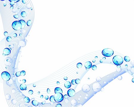 simsearch:400-04989877,k - Abstract water vector background with bubbles of air Stock Photo - Budget Royalty-Free & Subscription, Code: 400-04694441