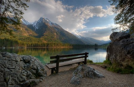 a mountain lake with clear water Stock Photo - Budget Royalty-Free & Subscription, Code: 400-04694666