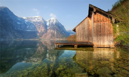 a mountain lake with clear water Stock Photo - Budget Royalty-Free & Subscription, Code: 400-04694778