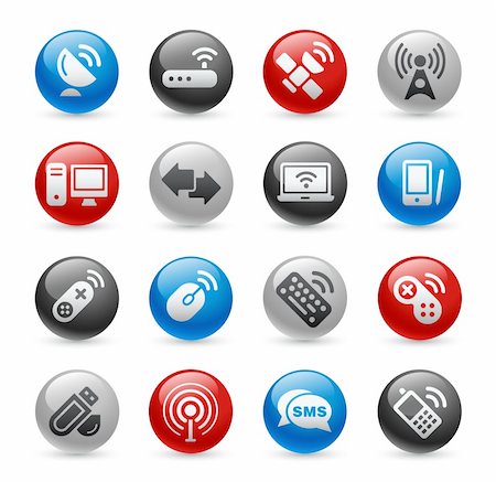 satelite dish - Professional icons for your website or presentation. -eps8 file format- Photographie de stock - Aubaine LD & Abonnement, Code: 400-04694921