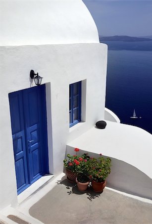 appartment in Oia Santorini Stock Photo - Budget Royalty-Free & Subscription, Code: 400-04696069