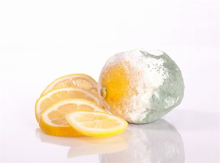 decaying fruit photography - Fresh and rotten lemons Stock Photo - Budget Royalty-Free & Subscription, Code: 400-04696534