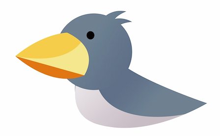 simsearch:400-05698463,k - un superbe oiseau avec gros bec orange isoler dans un fond blanc Photographie de stock - Aubaine LD & Abonnement, Code: 400-04696754