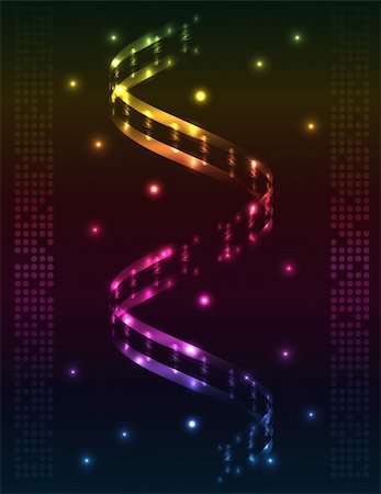 Abstract spiral DNA colored vector background. EPS10 Stock Photo - Budget Royalty-Free & Subscription, Code: 400-04697369
