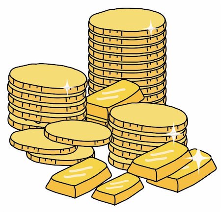 simsearch:400-04715746,k - a nice picture of many gold money Stock Photo - Budget Royalty-Free & Subscription, Code: 400-04697608