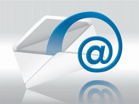 simsearch:400-06458048,k - Web E-Mail (Envelope With Space For Your Text) Photographie de stock - Aubaine LD & Abonnement, Code: 400-04697697