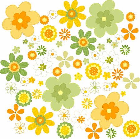 simsearch:400-05233272,k - a beautiful drawing of flower pattern background Stock Photo - Budget Royalty-Free & Subscription, Code: 400-04697842