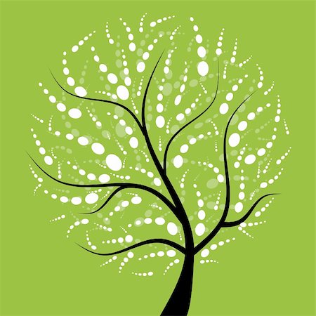 simsearch:400-05704843,k - Art tree beautiful for your design Stockbilder - Microstock & Abonnement, Bildnummer: 400-04697887