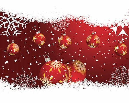 simsearch:400-04698451,k - Beautiful vector Christmas (New Year) background for design use Photographie de stock - Aubaine LD & Abonnement, Code: 400-04698450