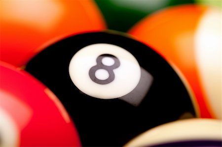 simsearch:400-08156505,k - Bilard game concept, pool balls Fotografie stock - Microstock e Abbonamento, Codice: 400-04699381