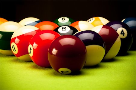 simsearch:400-08156505,k - Bilard game concept, pool balls Fotografie stock - Microstock e Abbonamento, Codice: 400-04699382