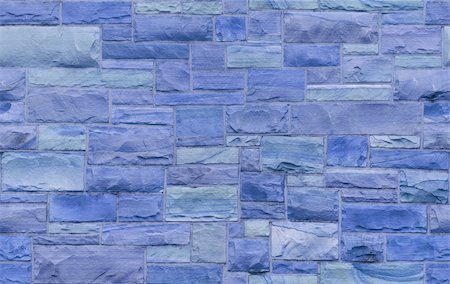 Seamless blue masonry wall with irregular size rectangular stones. The texture repeats seamlessly both vertically and horizontally. Foto de stock - Super Valor sin royalties y Suscripción, Código: 400-04699565