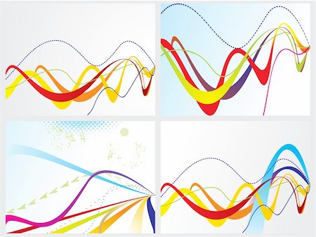 simsearch:400-05907409,k - abstract colorful blue web with rainbow concept vector illustration Stock Photo - Budget Royalty-Free & Subscription, Code: 400-04699684