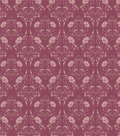 simsearch:400-05237109,k - illustration drawing of beautiful  seamless flower pattern Stock Photo - Budget Royalty-Free & Subscription, Code: 400-04699742