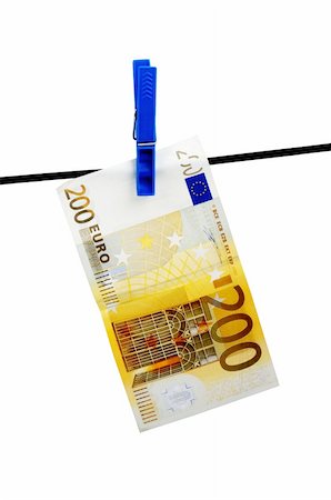 simsearch:693-06021291,k - Banknotes drying on a rope after laundry Stockbilder - Microstock & Abonnement, Bildnummer: 400-04699802