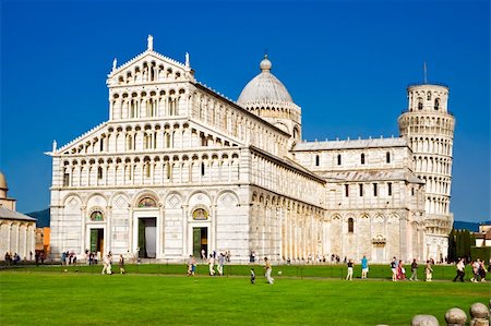 Famous Piazza Dei Miracoli Square of Miracles in Pisa, Italy Stock Photo - Budget Royalty-Free & Subscription, Code: 400-04691403