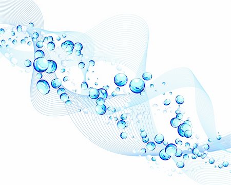 simsearch:400-04989877,k - Abstract water vector background with bubbles of air Stock Photo - Budget Royalty-Free & Subscription, Code: 400-04691544