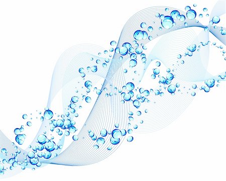 simsearch:400-04989877,k - Abstract water vector background with bubbles of air Stock Photo - Budget Royalty-Free & Subscription, Code: 400-04691545
