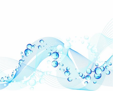 simsearch:400-04989877,k - Abstract water vector background with bubbles of air Stock Photo - Budget Royalty-Free & Subscription, Code: 400-04691541