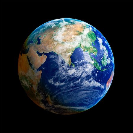 Earth Globe, Asia, high resolution image Stock Photo - Budget Royalty-Free & Subscription, Code: 400-04691561