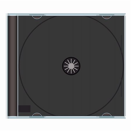 Clear music cd case with black plastic and copyspace Stock Photo - Budget Royalty-Free & Subscription, Code: 400-04692023